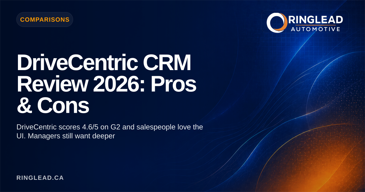 DriveCentric CRM Review 2026: Pros & Cons